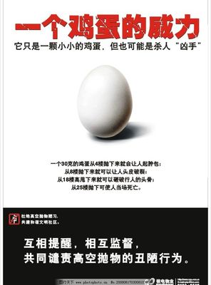 拒絕高空拋物，守護頭頂安全